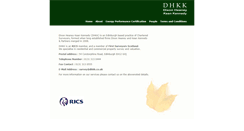 Desktop Screenshot of dhkk.co.uk